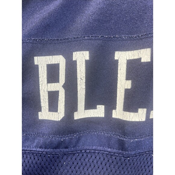 Dallas Cowboys Equipment Jersey M Blue Drew Bledsoe Reebok NFL Football #11 VTG - Picture 9 of 15